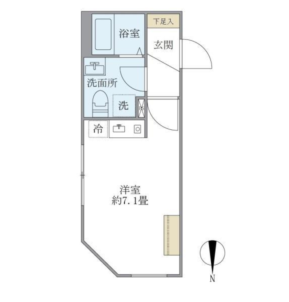 レピュア北赤羽レジデンス　301号室の間取り図