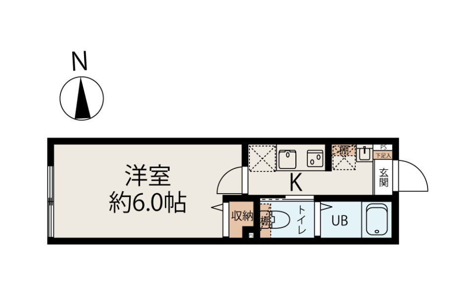 CASA LUXE 仙川　301号室［新築］の間取り図