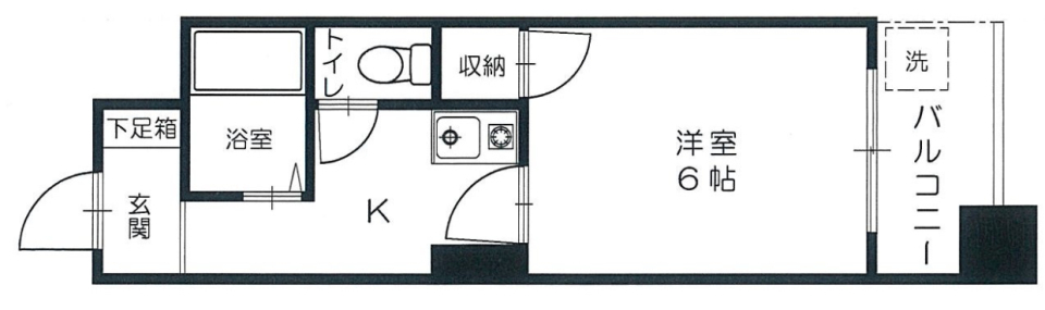 ファミールマツイ　304号室の間取り図