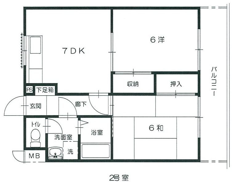 ベルグラン古市2　302　