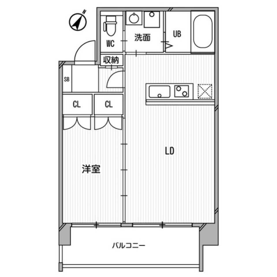 アルファレガロ神戸ウエスト 0402号室の間取り図