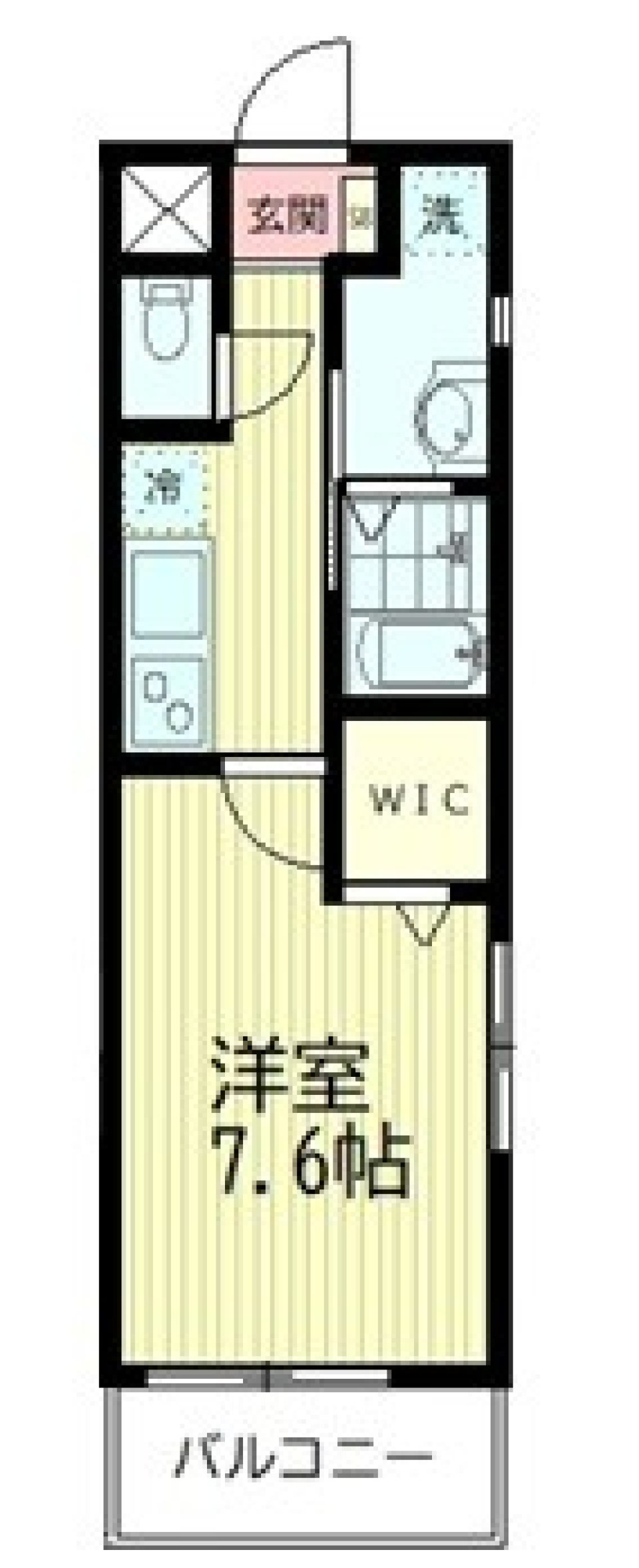 ＴＫハウゼ矢口渡　401号室の間取り図