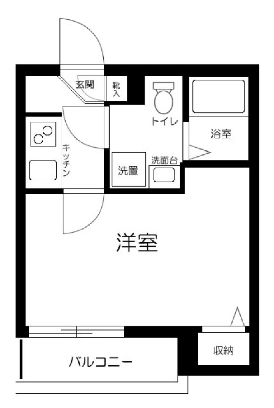 ノーザンロード西馬込　203号室［新築］の間取り図
