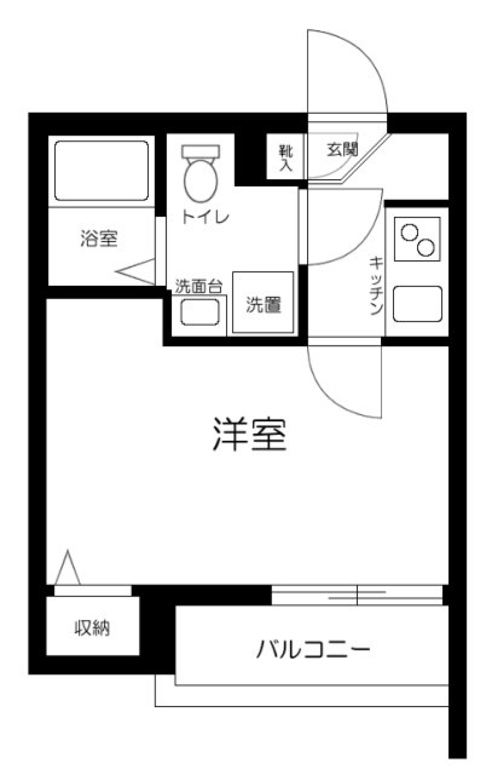 ノーザンロード西馬込　102号室［新築］の間取り図