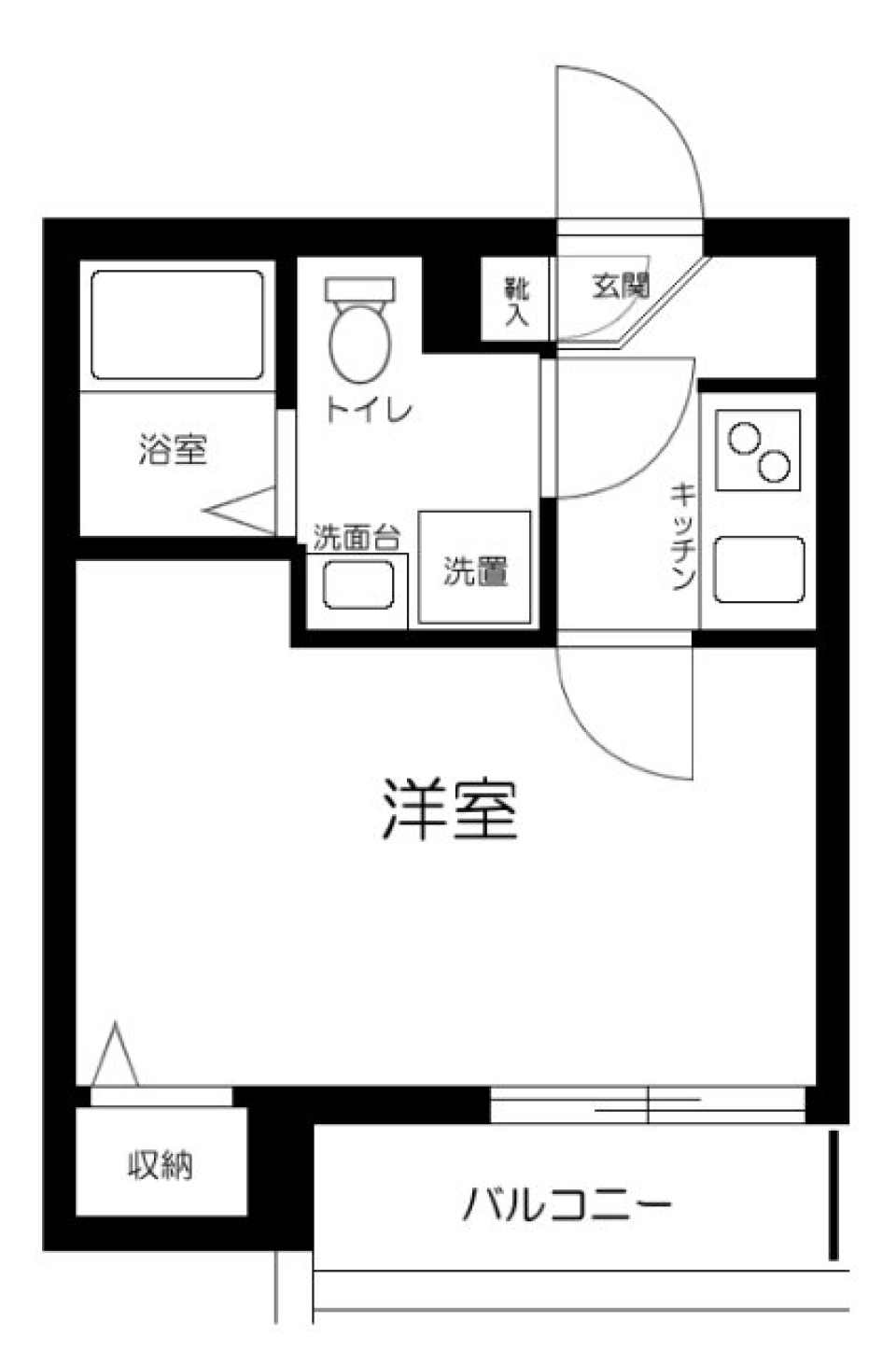ノーザンロード西馬込　105号室［新築］の間取り図