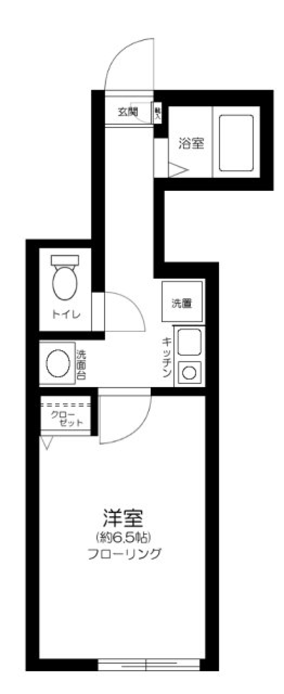 プランドール下丸子　103号室の間取り図