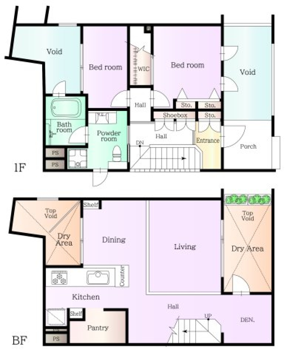 間取り図だけでも驚きですが、実物はもっとすごいんです！