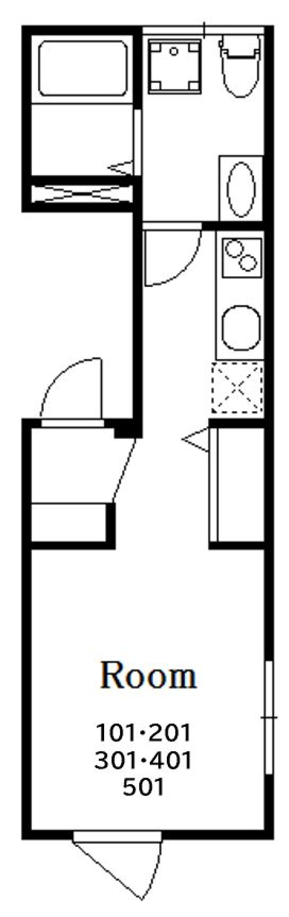 Decor Blocco荻窪　401号室［ペット可］の間取り図