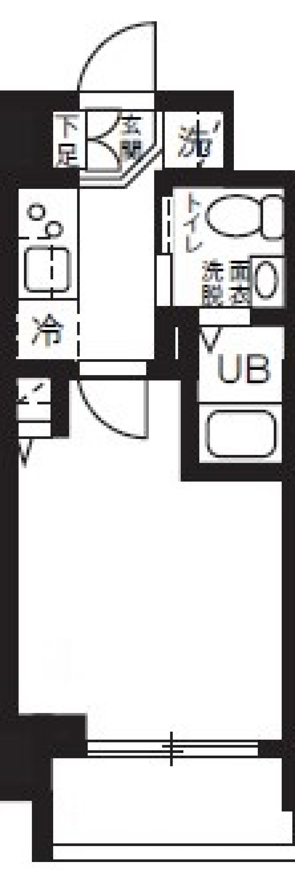 ハーモニーレジデンス新横浜　903号室［ペット可］の間取り図