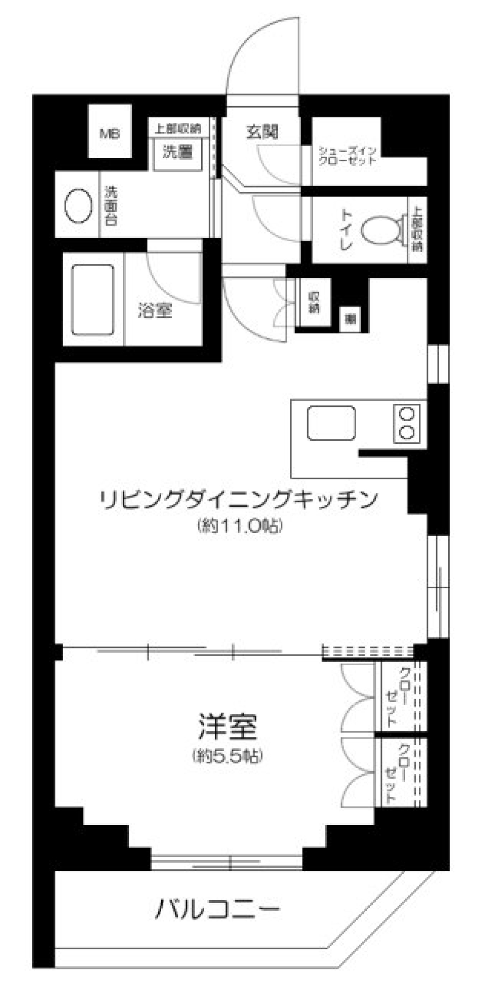 ＴＡＳ田園調布レジデンス　401号室［ペット可］の間取り図