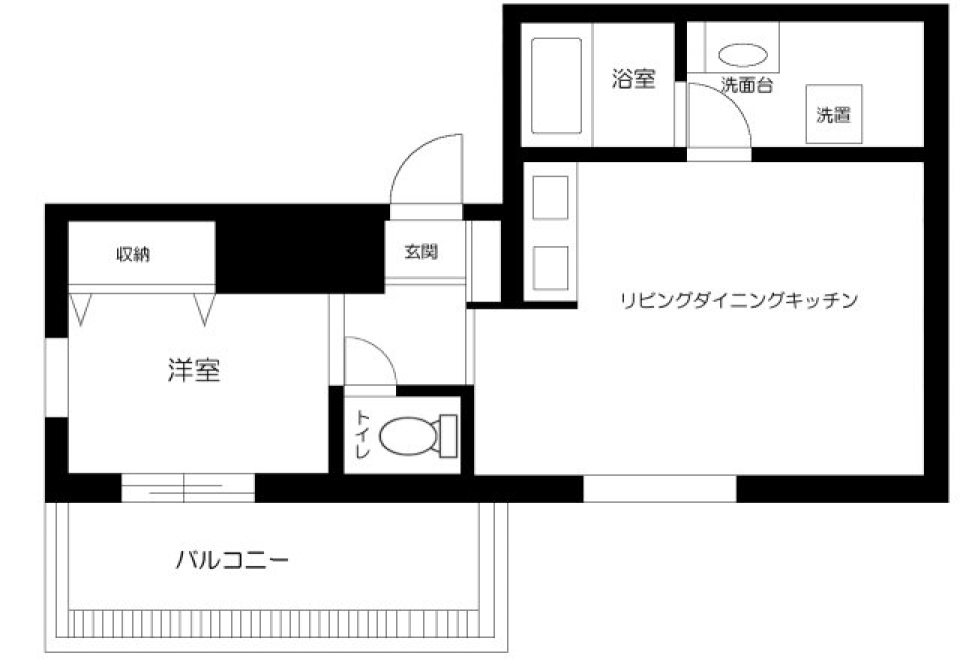 フルセイル品川　502号室の間取り図