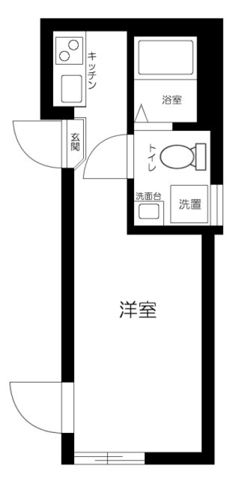 トレピアーニ青井　102号室［新築］の間取り図