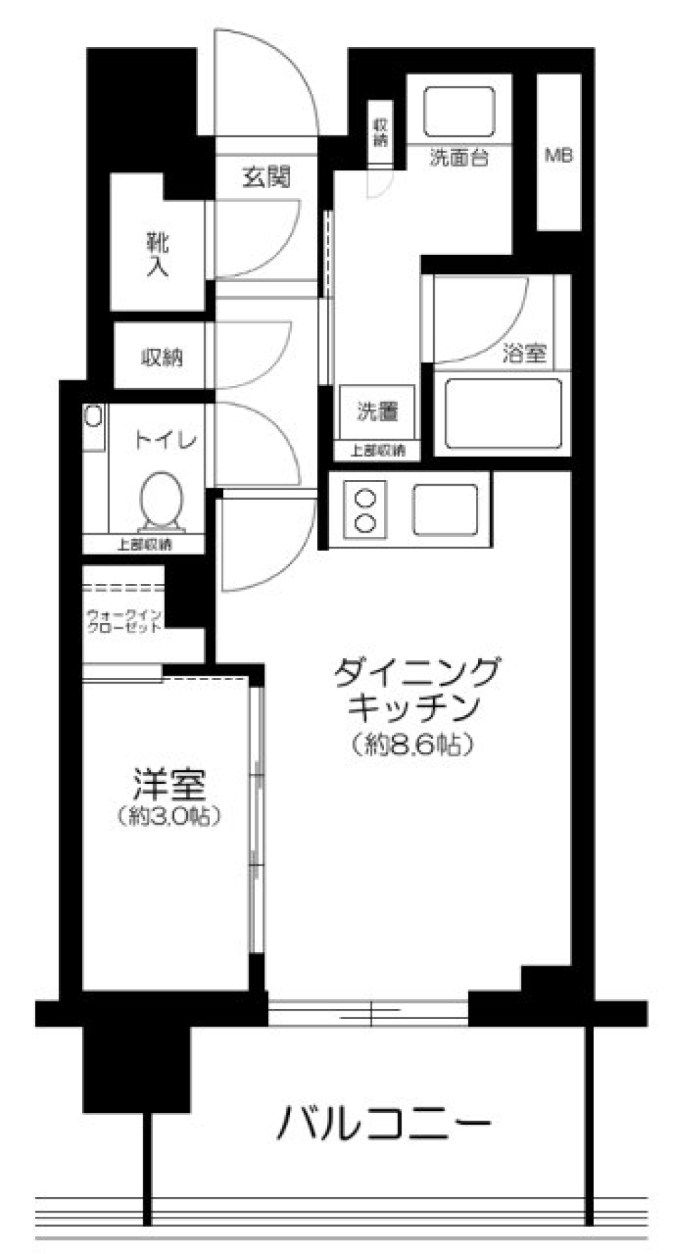 アトラス白金台レジデンス　304号室［新築］の間取り図