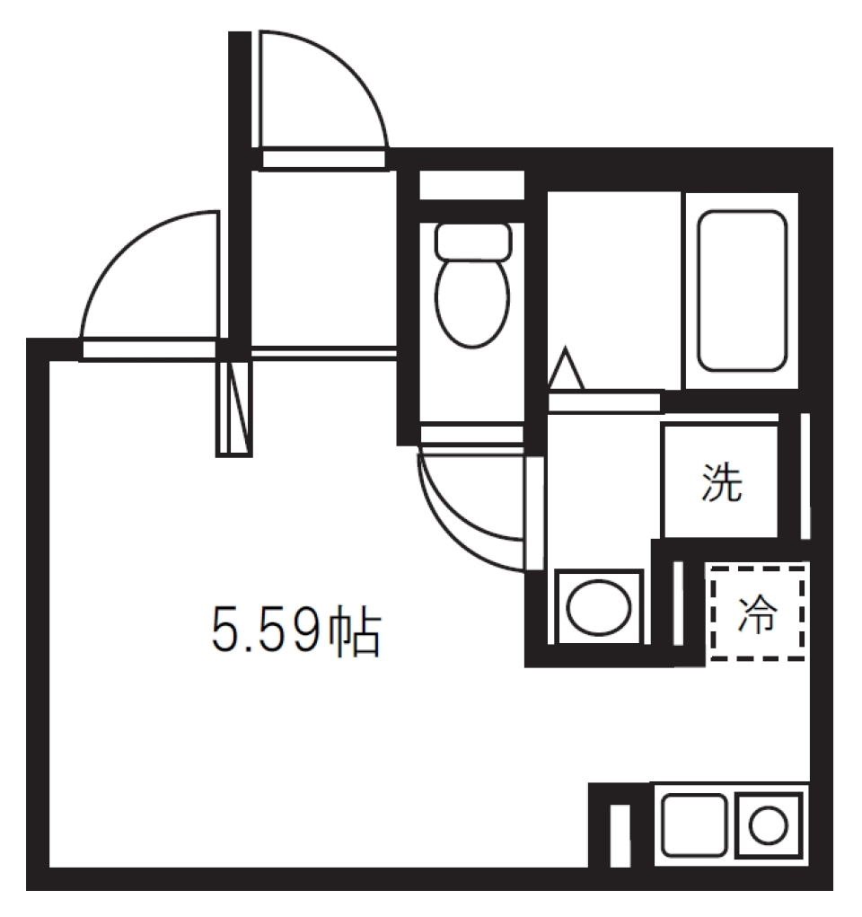 バズ西台Ⅱ　403号室［新築］の間取り図