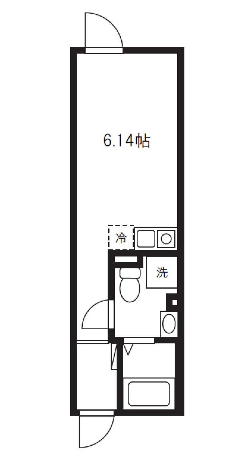 バズ西台Ⅲ　402号室［新築］の間取り図