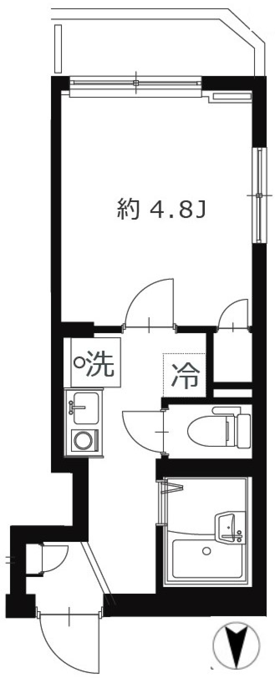 ブロッサムテラス池上　301号室の間取り図