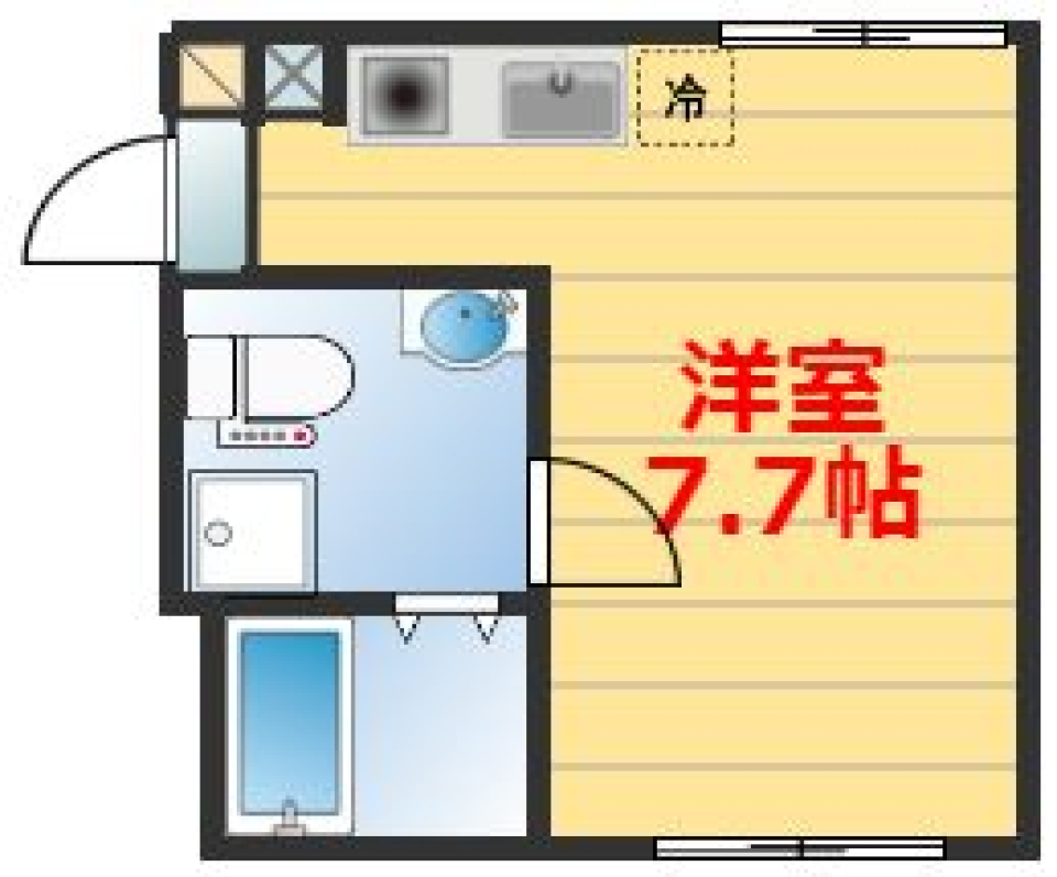 グリーンスタイリオ西尾久　303号室［ペット可］の間取り図