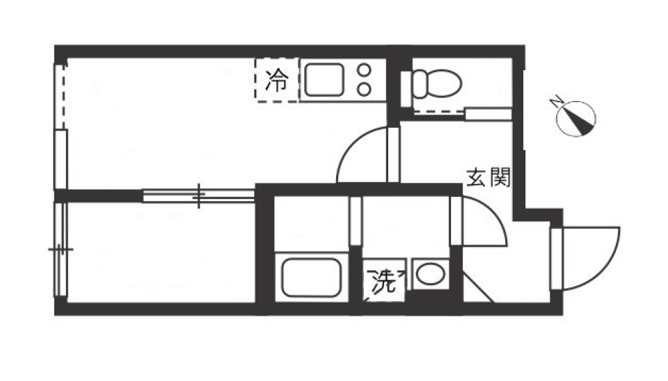 アルテシモクルブ　102号室［ペット可］の間取り図