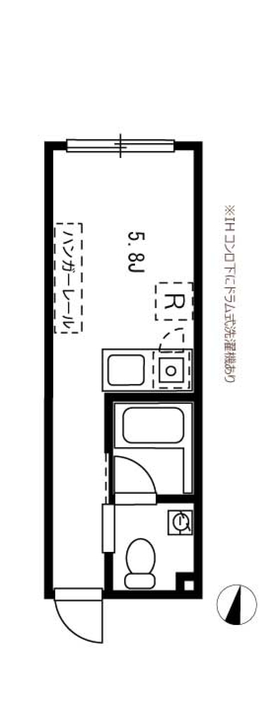 プロト大岡山　301号室の間取り図