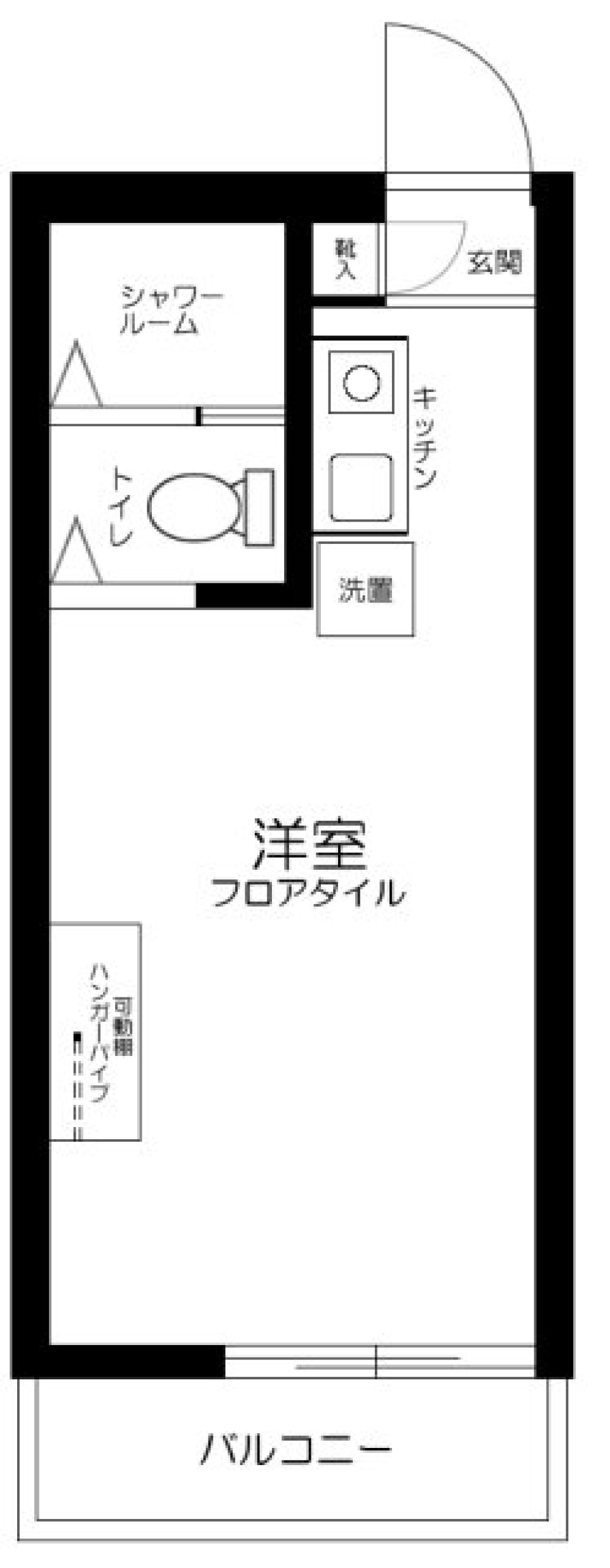 メゾン・ド・サペン　102号室の間取り図