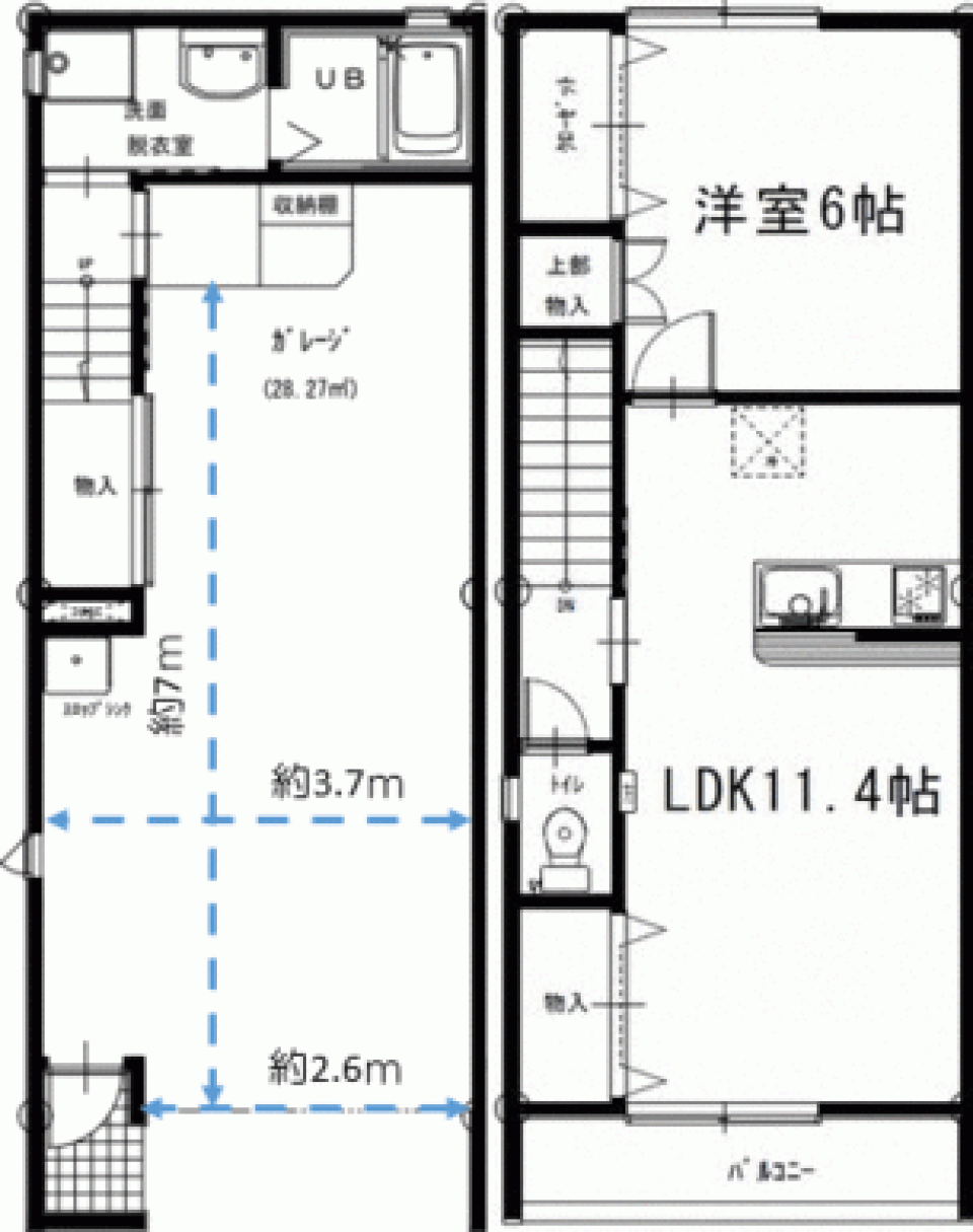 1人～2人暮らしにおすすめの1LDK