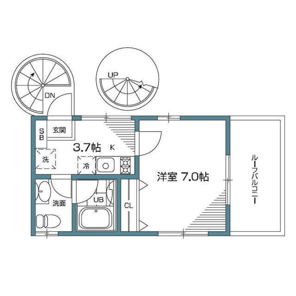 グランエッグス・ノア　301号室の間取り図