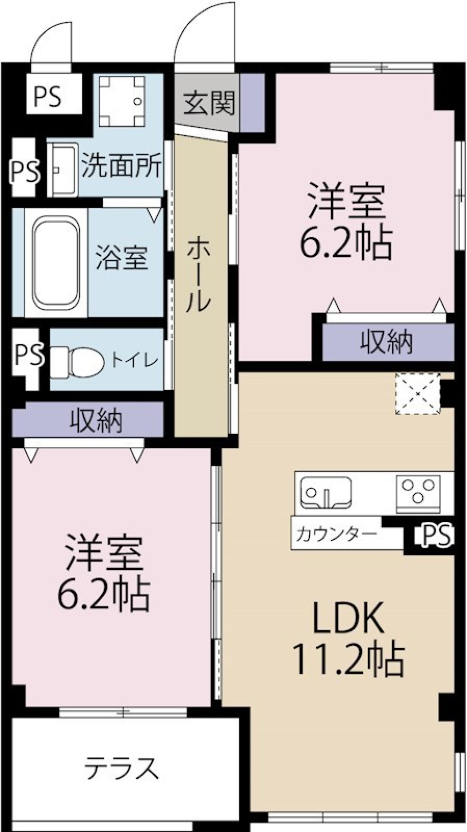 佐鳴湖の風に包まれての間取り図