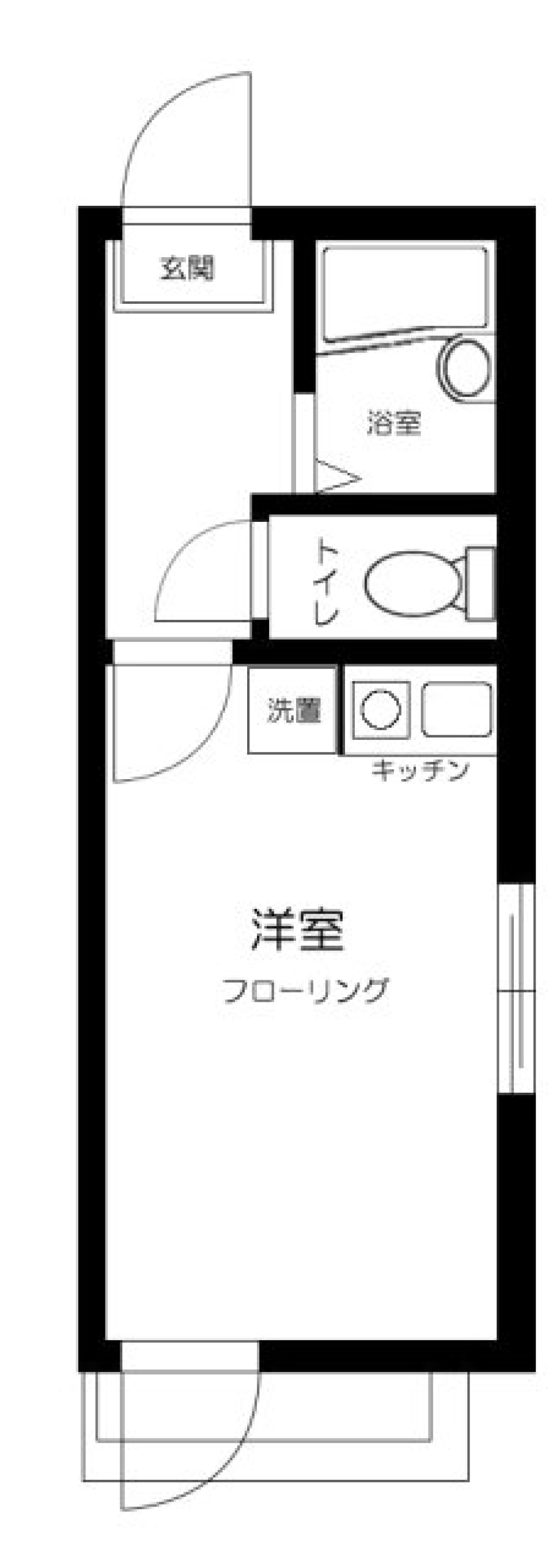 Ｌａ　Ｃａｓａ　Ｄｏｌｃｅ　203号室の間取り図