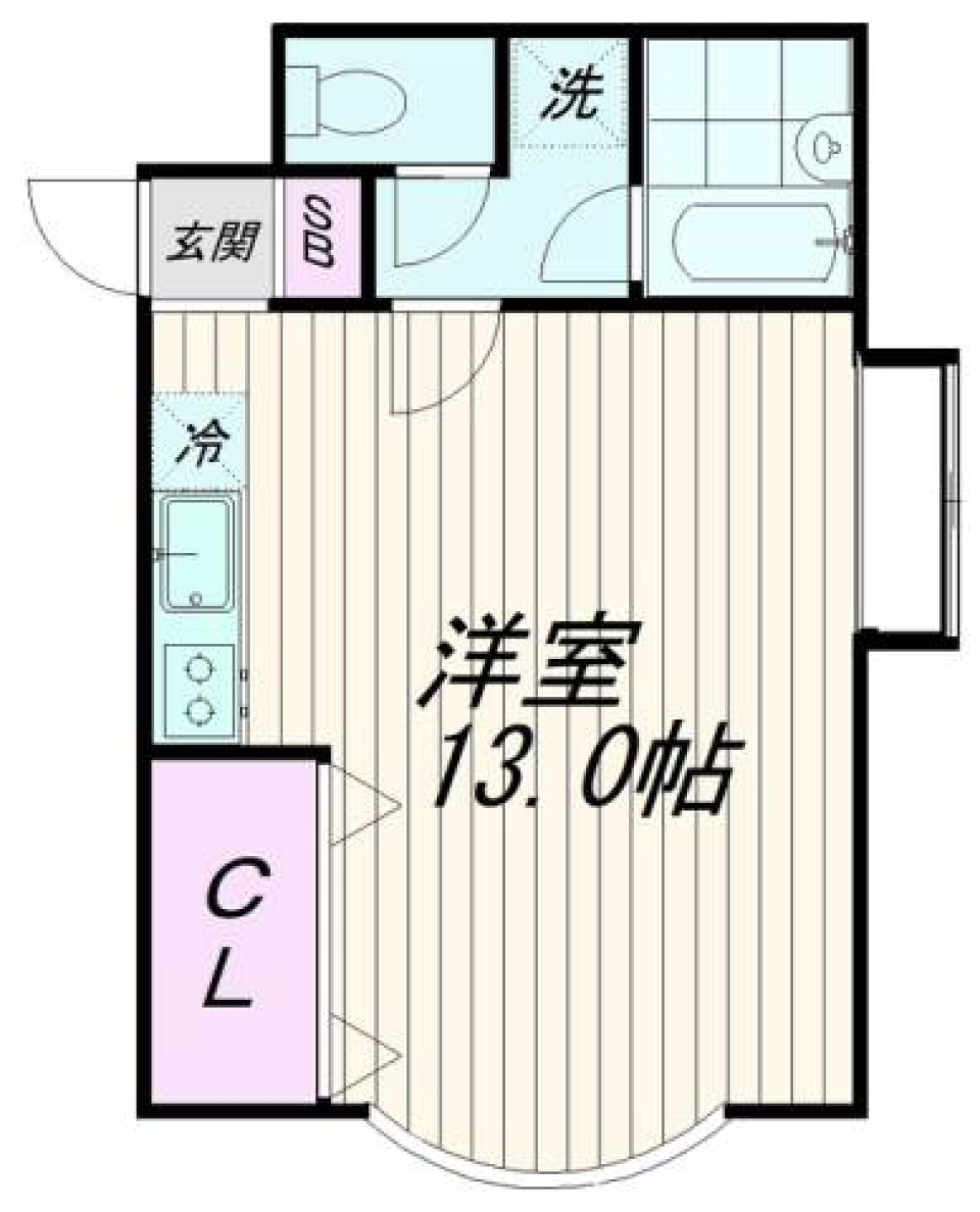 oak hills（オークヒルズ）　303号室の間取り図