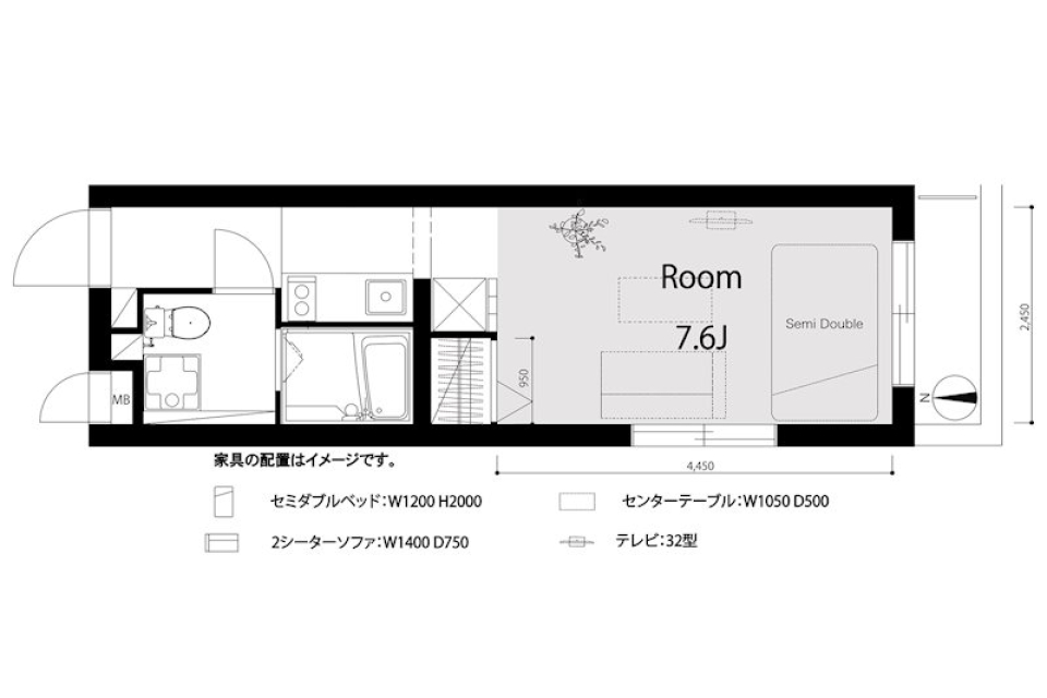 レコードを手に取るようにの間取り図