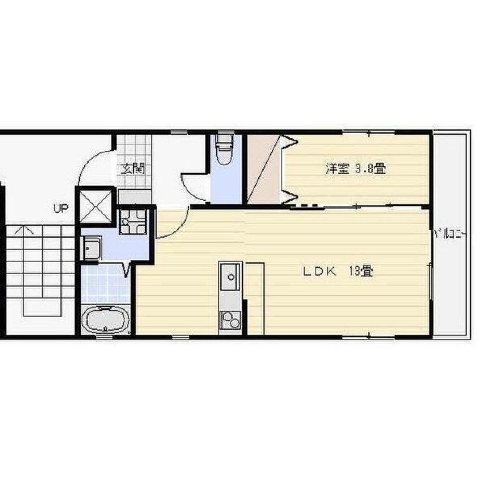 休日は本を読んでゆったり生活の間取り図