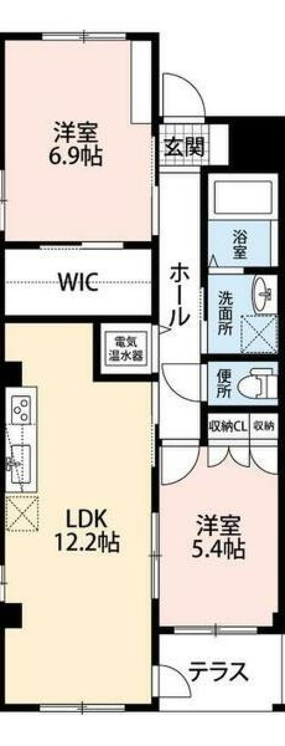 愛犬と育てる庭［ペット可］の間取り図