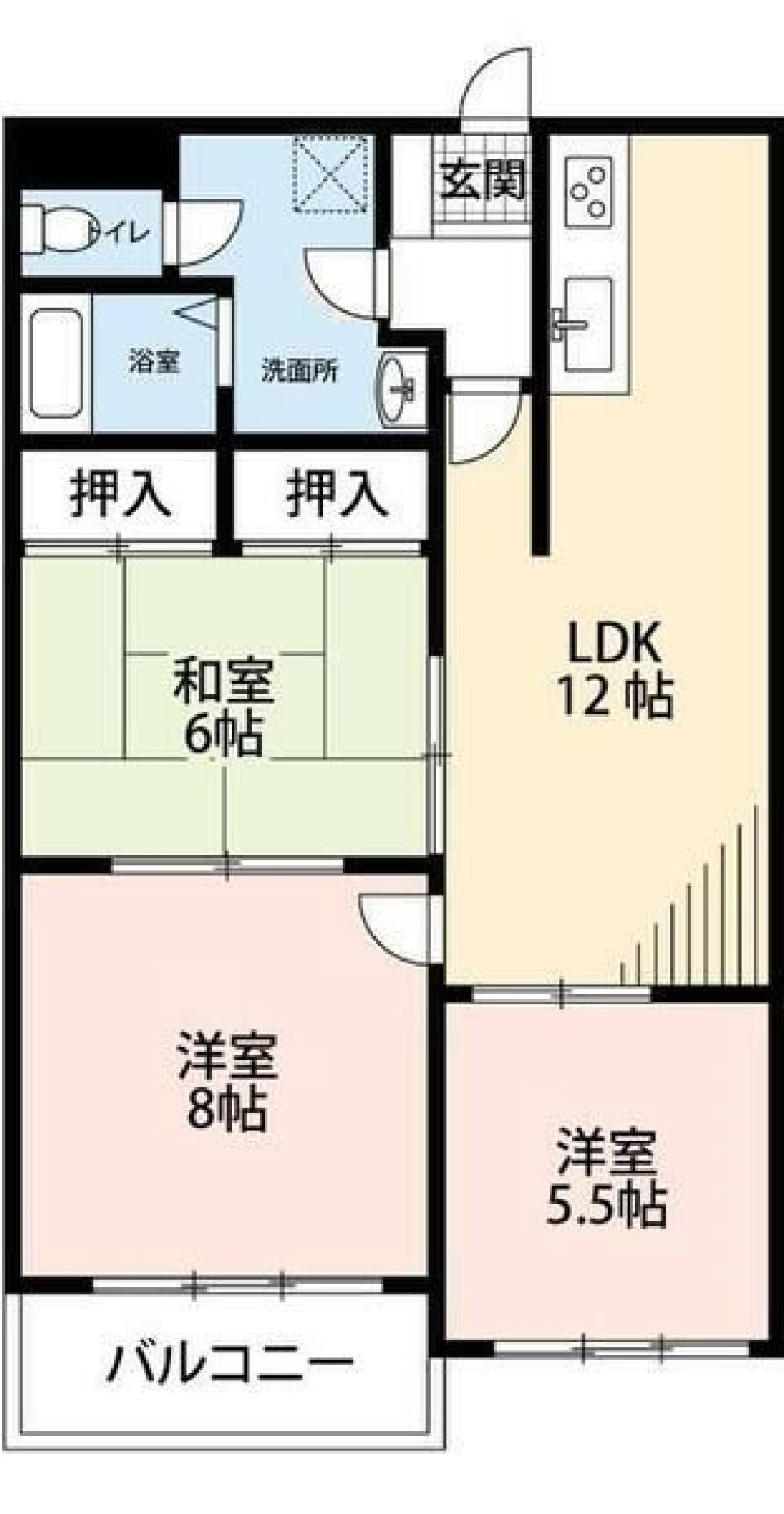 ペットフレンドリーな住まい［ペット可］の間取り図