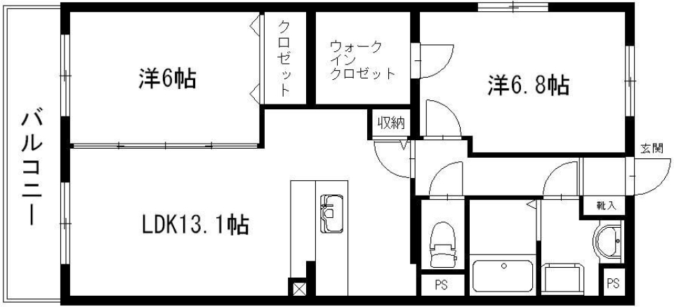 「落ち着き」と暮らそうの間取り図