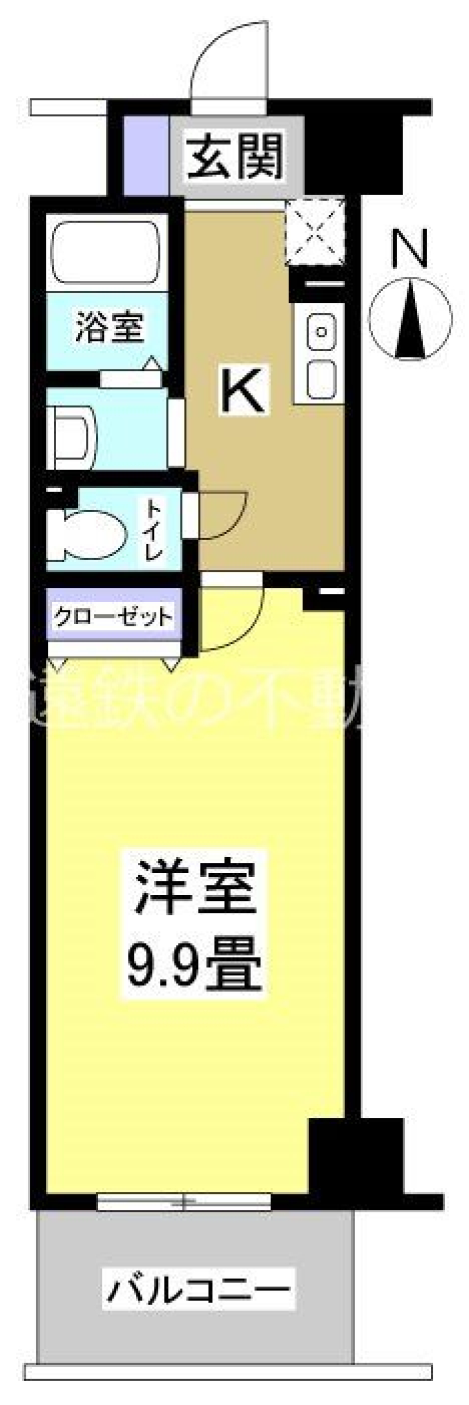 街中に暮らすの間取り図