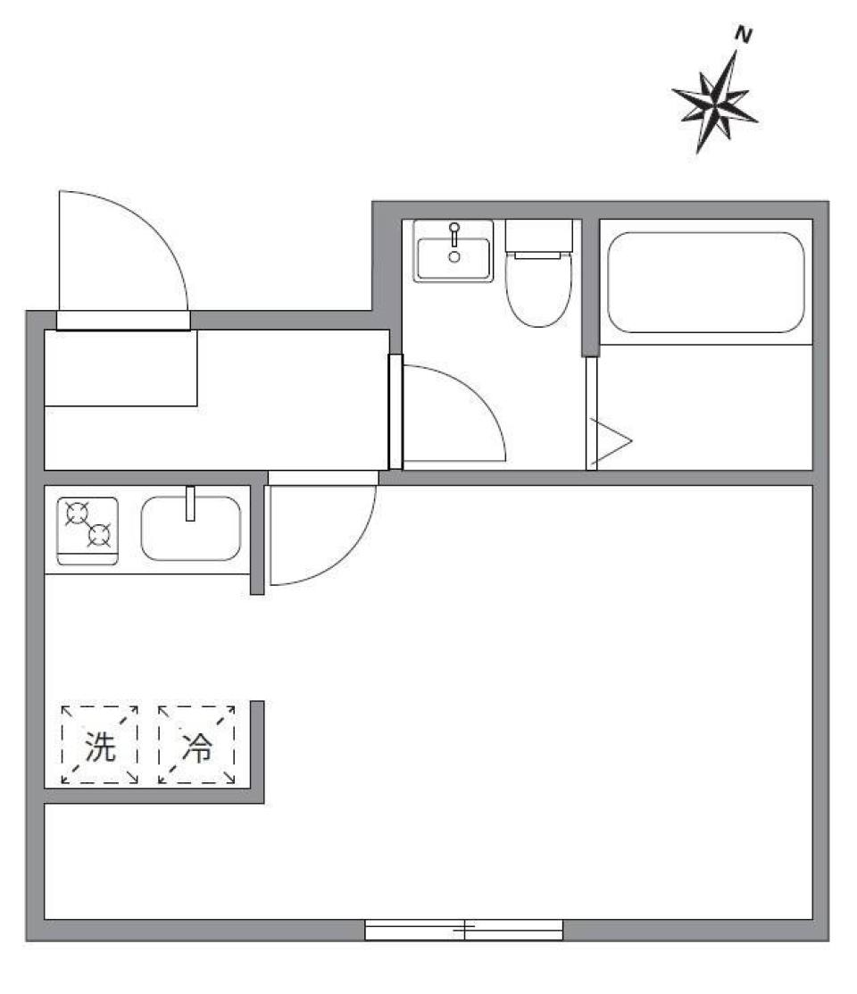 アルトパレス　301号室の間取り図