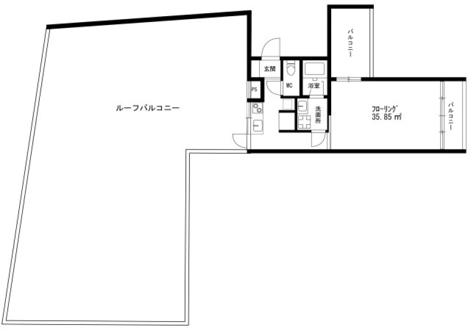 一瞬目を疑うような間取図