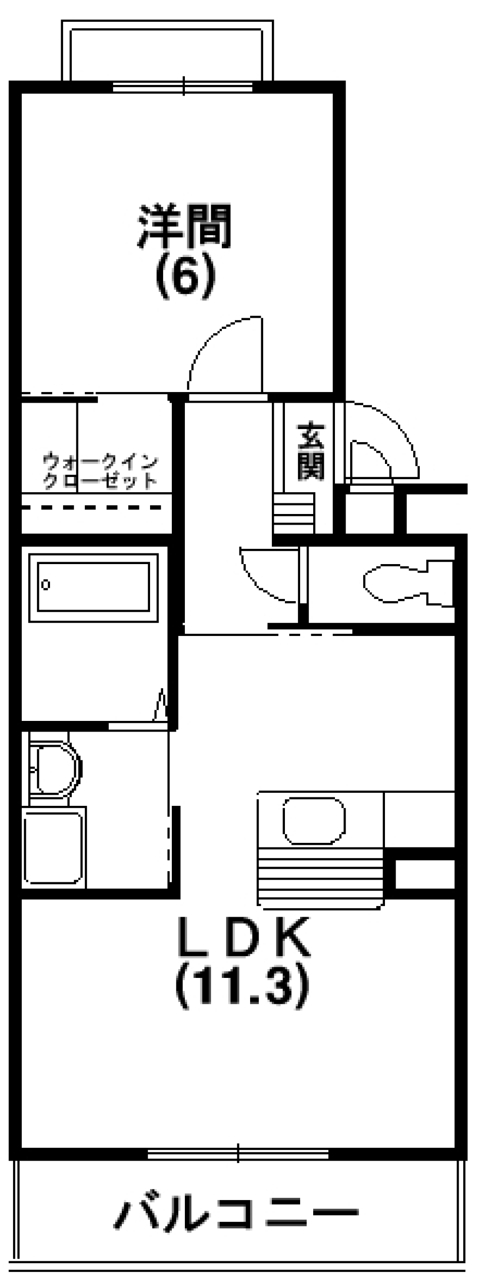 マイオンリースペースの間取り図