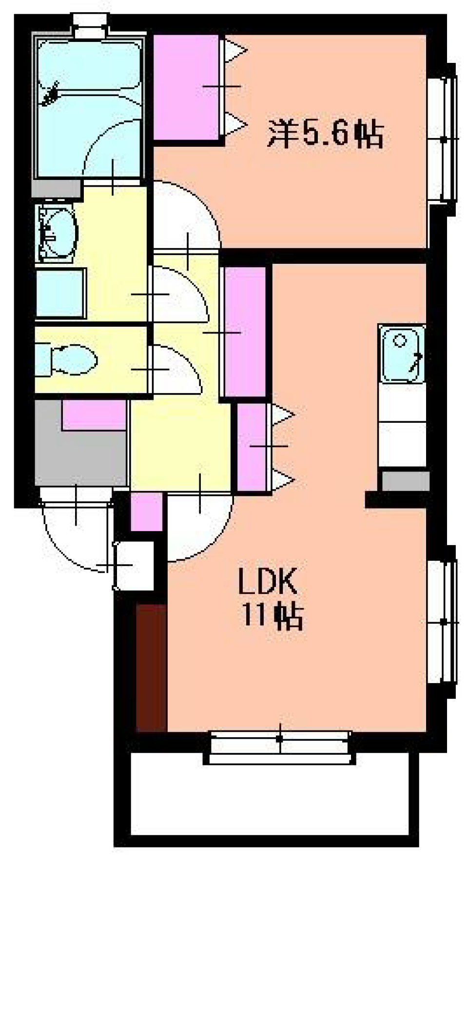 Heart roomの間取り図