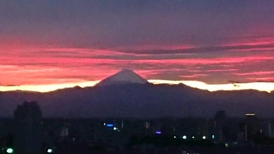 富士山が望めます