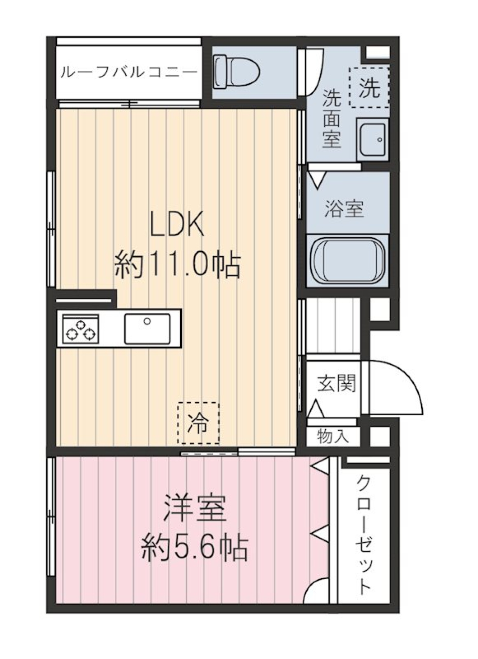 森田屋石亭　本館 205号室の間取り図