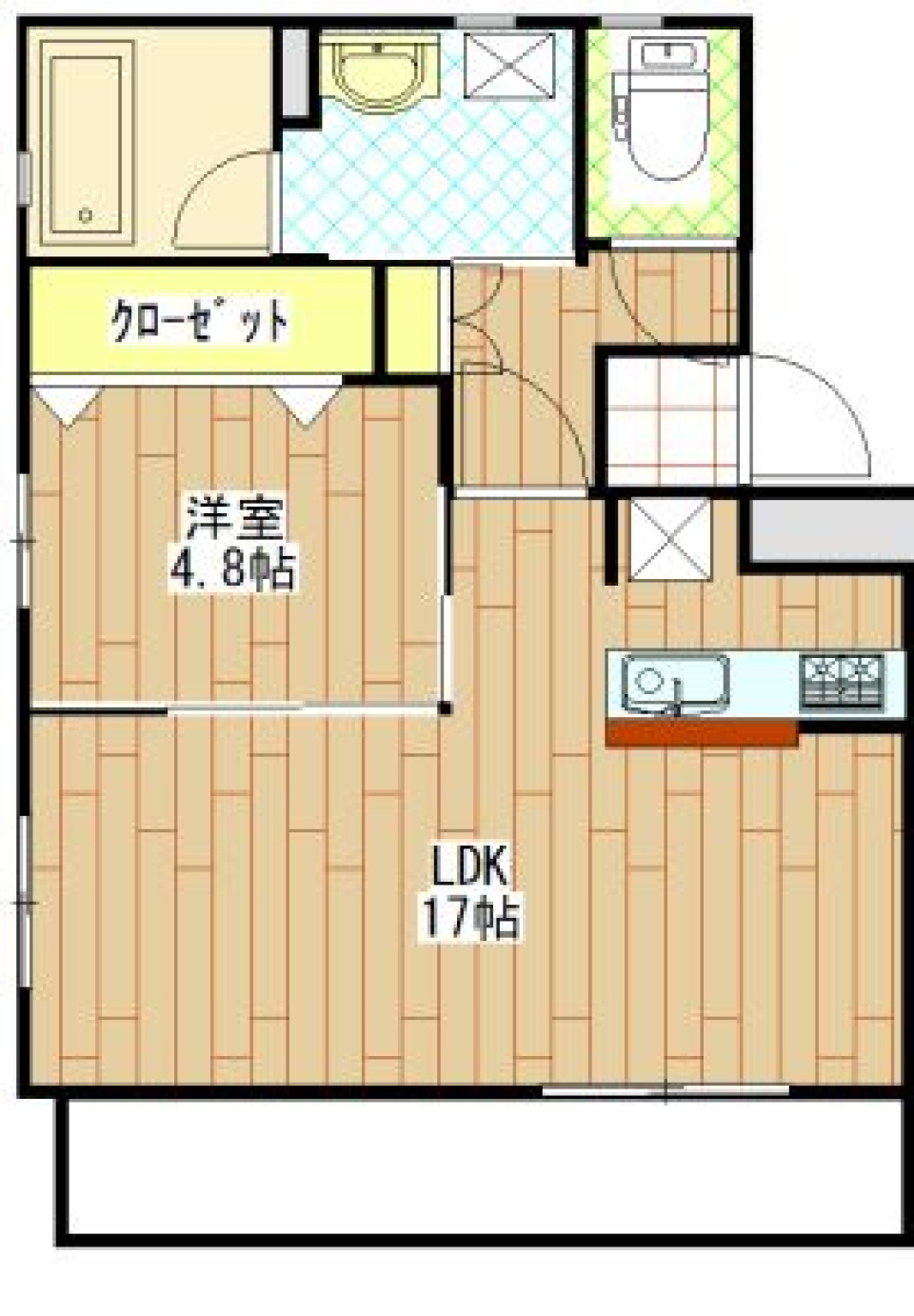 おうちに帰ってお昼寝の間取り図