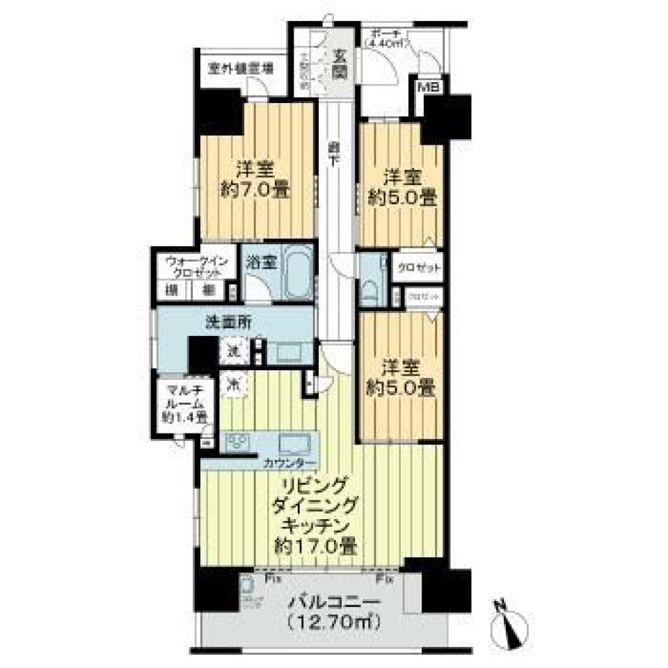 モダンとクラシックの間取り図