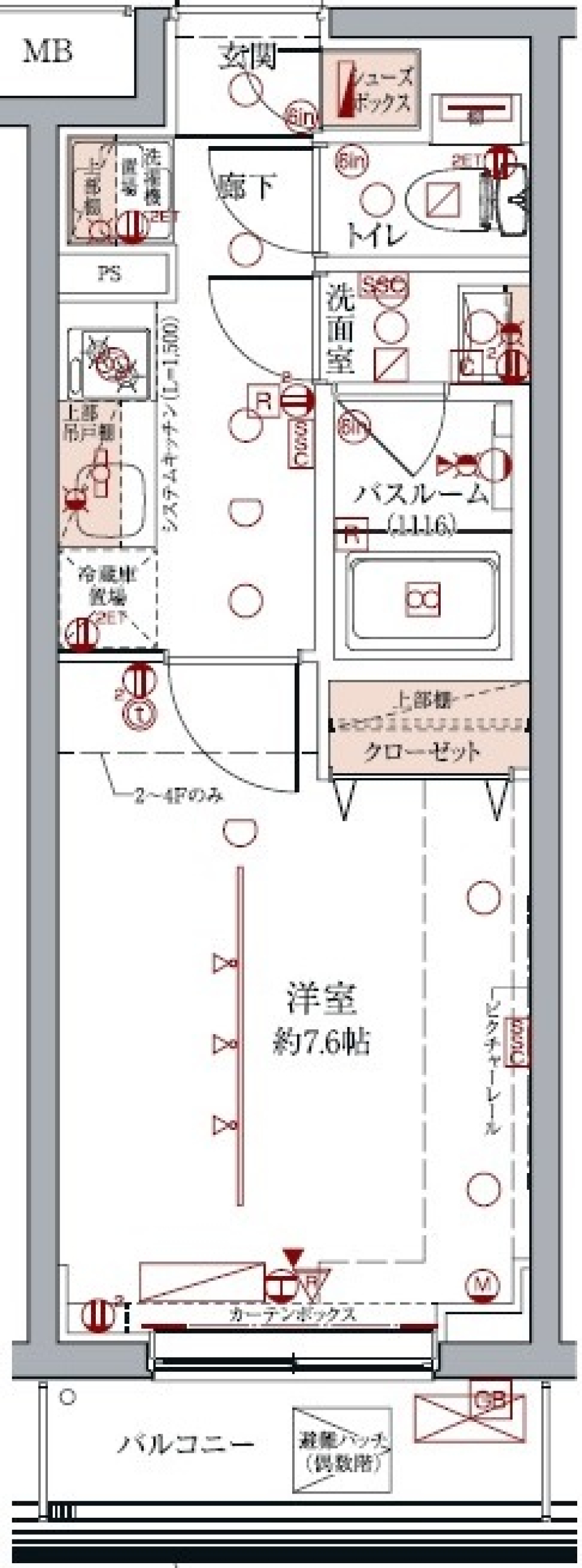 クレヴィスタ板橋志村の間取り図