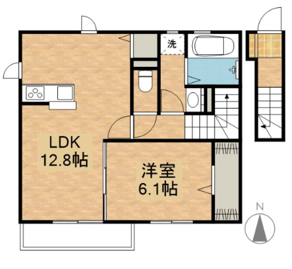 ちょっとそこまで がありすぎる［新築］の間取り図