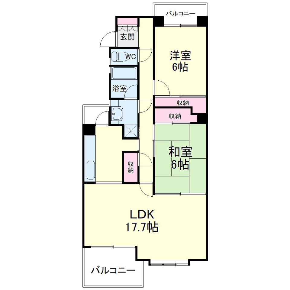 佐鳴湖畔で過ごすスローライフ［ペット可］の間取り図