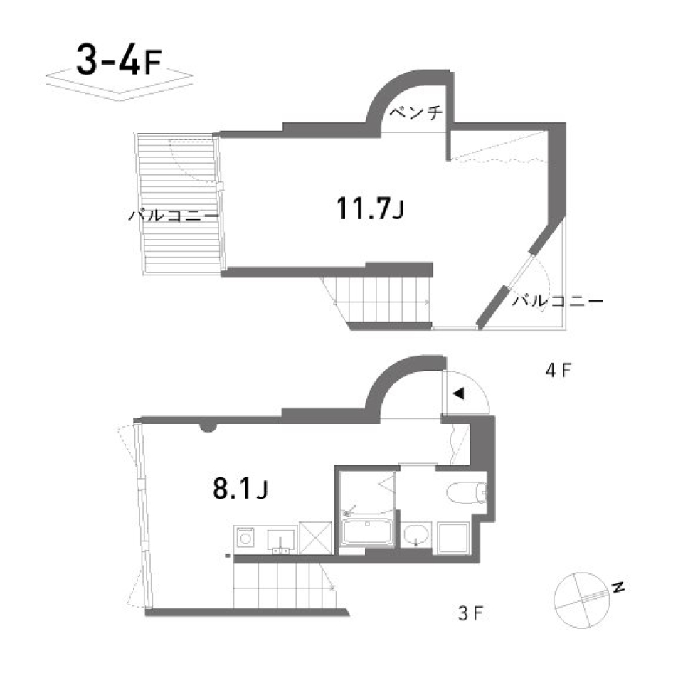 心にゆとりを、暮らしに余白を。の間取り図