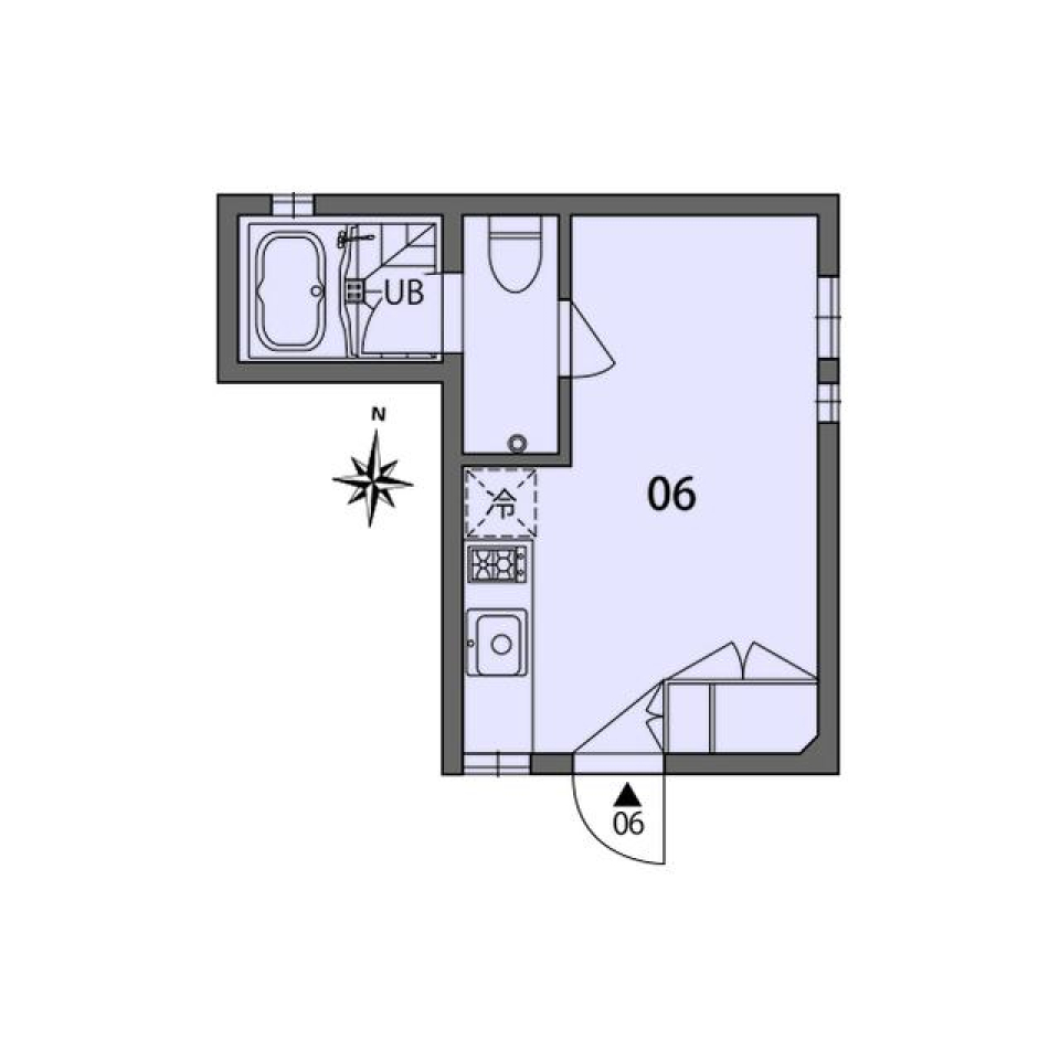 東新宿TERRACE W棟　06号室の間取り図