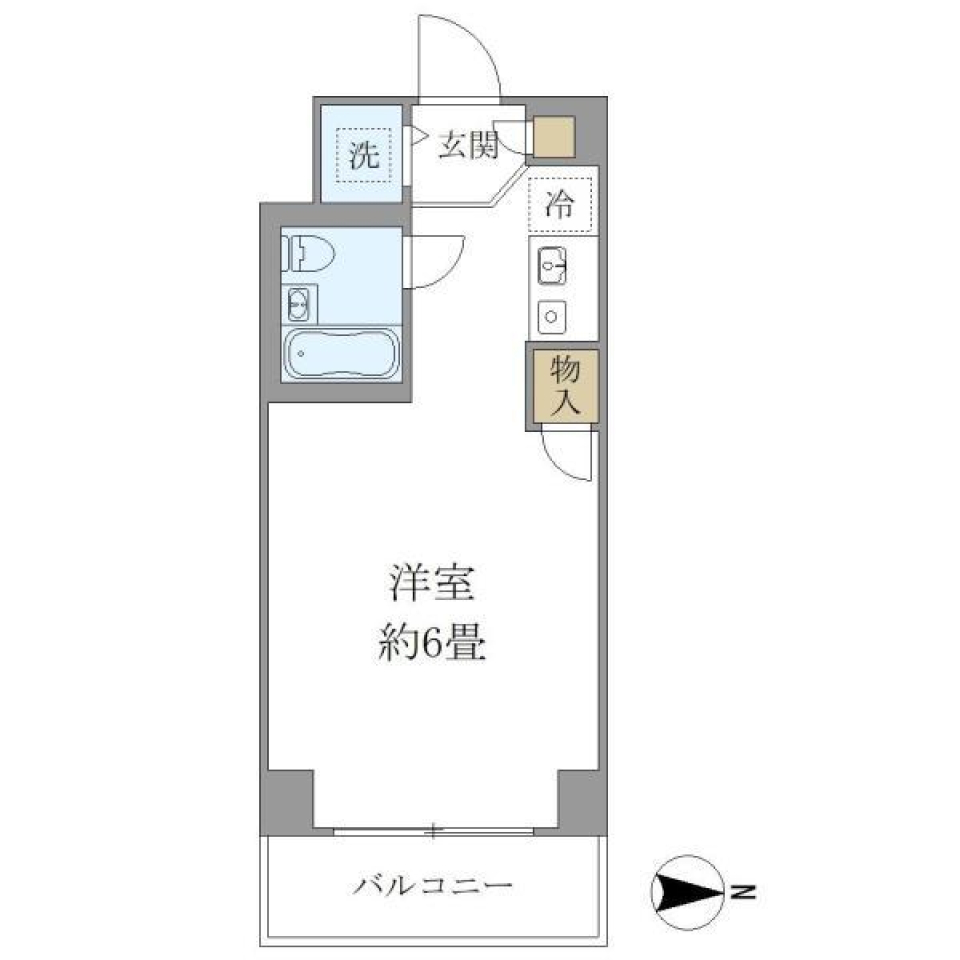 ウインベル錦糸町第３　402号室の間取り図