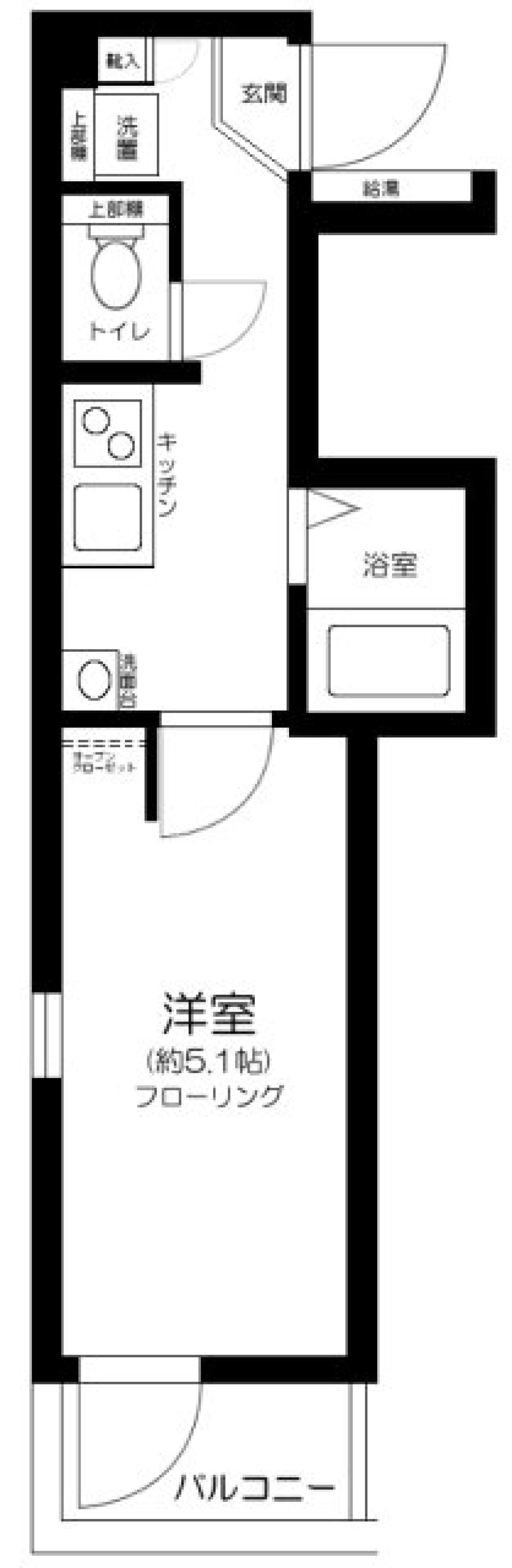 メゾン・ド・ソレイユ三ノ輪　203号室の間取り図